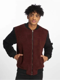 Herren College Jacke Finn College In Rot