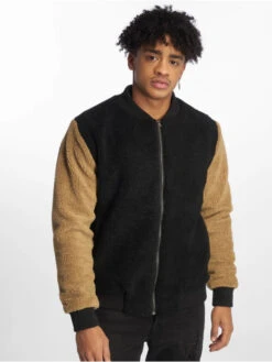 Herren College Jacke Finn College In Schwarz