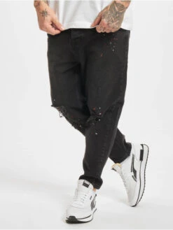 Herren Loose Fit Jeans Kjell In Schwarz