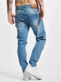 Herren Skinny Jeans Leon In Blau -Modisches Herrenbekleidungs Geschäft 2y premium skinny jeans blau 890671 1