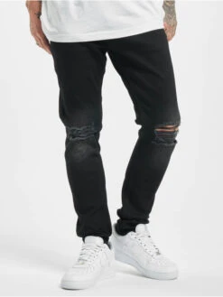 Herren Skinny Jeans Jay In Schwarz