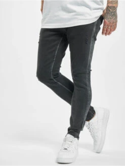 Herren Skinny Jeans James In Schwarz