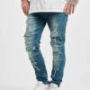Herren Slim Fit Jeans Elkin In Blau -Modisches Herrenbekleidungs Geschäft 2y slim fit jeans blau 823402