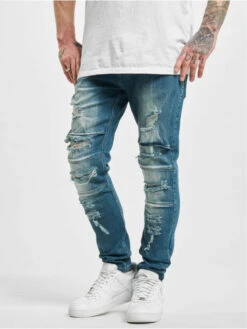 Herren Slim Fit Jeans Elkin In Blau