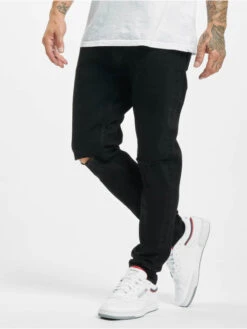 Herren Slim Fit Jeans Cesur In Schwarz