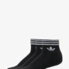 Adidas Originals Socken Trefoil Ankle 3 Pack In Schwarz -Modisches Herrenbekleidungs Geschäft adidas originals socken schwarz 684487