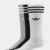 Adidas Originals Herren Socken Solid Crew In Weiß -Modisches Herrenbekleidungs Geschäft adidas originals socken weiss 874319