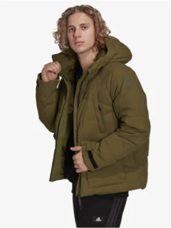 Adidas Originals Herren Winterjacke Big Baffle In Grün