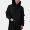 Herren Mantel Blakeak A In Schwarz -Modisches Herrenbekleidungs Geschäft alife kickin mantel schwarz 965340