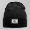 Alpha Industries Beanie X-Fit In Schwarz -Modisches Herrenbekleidungs Geschäft alpha industries beanie schwarz 289586