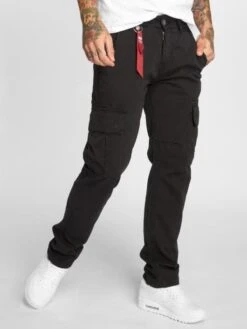 Alpha Industries Herren Cargohose Agent In Schwarz