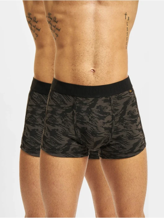 Herren Unterwäsche Graphic 2 Pack in schwarz Alpha Industries Herren Unterwäsche Graphic 2 Pack In Schwarz -Modisches Herrenbekleidungs Geschäft alpha industries unterwaesche schwarz 831753