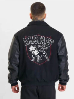 Modisches Herrenbekleidungs Geschäft -Modisches Herrenbekleidungs Geschäft amstaff college jacke schwarz 941878 1