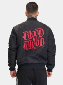 Herren Bomberjacke Awetado In Schwarz