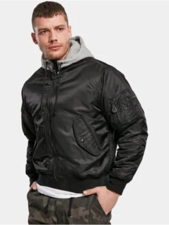 Brandit Herren Bomberjacke MA1 In Schwarz