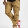 Brandit Herren Cargohose Pure Slim Fit In Beige -Modisches Herrenbekleidungs Geschäft brandit cargohose beige 893320