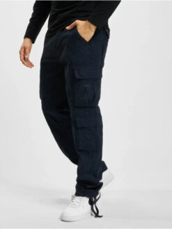 Brandit Herren Cargohose Pure Slim Fit In Blau