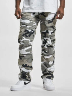 Brandit Herren Cargohose Adven Slim In Grau