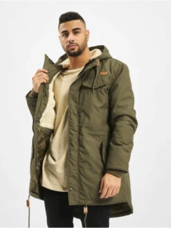 Brandit Herren Parka Marsh Lake Men Teddy In Olive