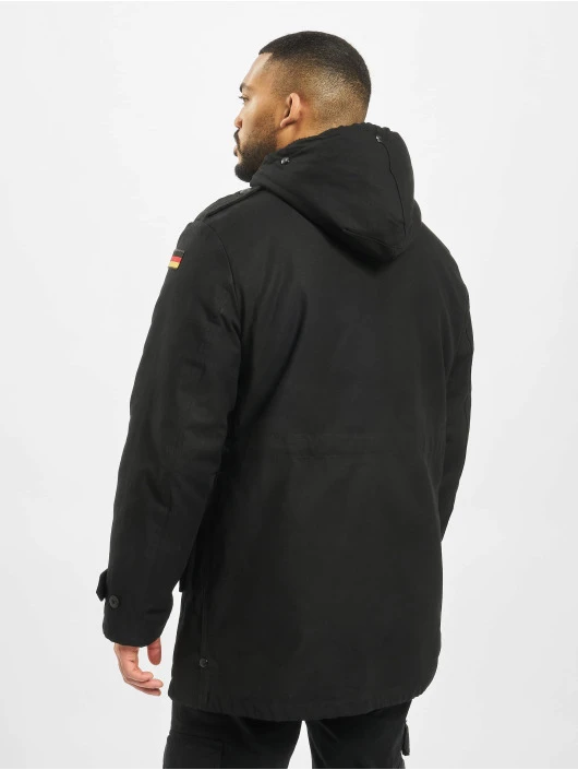 Herren Parka BW in schwarz Brandit Herren Parka BW In Schwarz -Modisches Herrenbekleidungs Geschäft brandit parka schwarz 713012 1