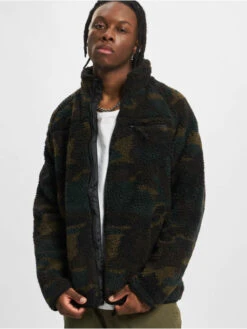 Brandit Herren Übergangsjacke Teddyfleece In Camouflage