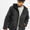 Brandit Herren Übergangsjacke Fullzip In Schwarz -Modisches Herrenbekleidungs Geschäft brandit uebergangsjacke schwarz 713032