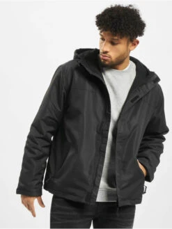 Brandit Herren Übergangsjacke Fullzip In Schwarz