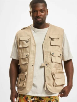 Brandit Herren Weste Hunting In Beige