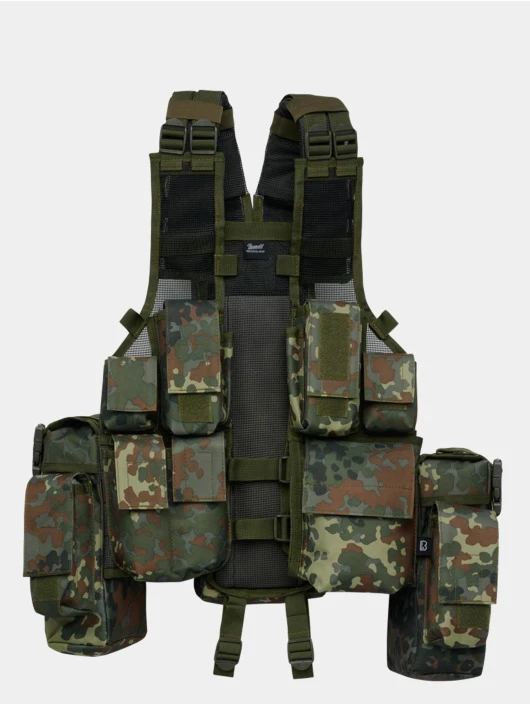 Weste Tactical in camouflage Brandit Weste Tactical In Camouflage -Modisches Herrenbekleidungs Geschäft brandit weste camouflage 935165