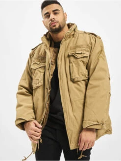 Brandit Herren Winterjacke M65 Standard In Beige