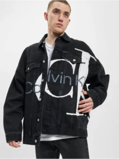 Calvin Klein Herren Jeansjacken Extreme Oversized In Schwarz