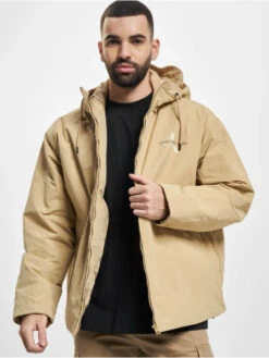 Calvin Klein Herren Übergangsjacke Archival Monologo Windbreaker In Beige