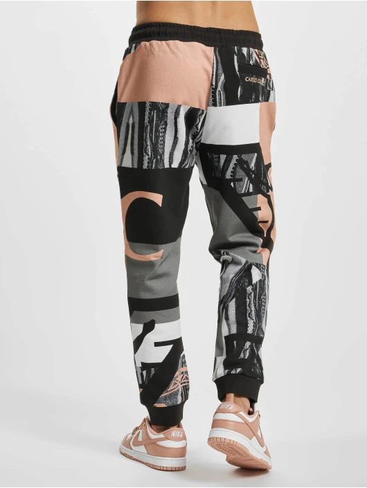 Herren Jogginghose Allover in schwarz CARLO COLUCCI Herren Jogginghose Allover In Schwarz -Modisches Herrenbekleidungs Geschäft carlo colucci jogginghose schwarz 941979 1