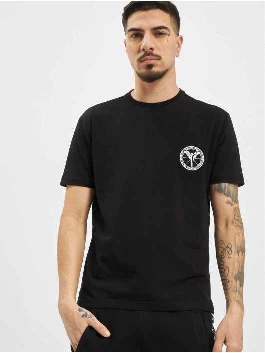 Herren T-Shirt Logo in schwarz CARLO COLUCCI Herren T-Shirt Logo In Schwarz -Modisches Herrenbekleidungs Geschäft carlo colucci t shirt schwarz 803456