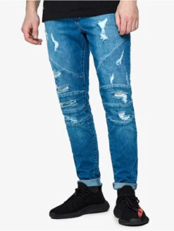 CAYLER & SONS Herren Skinny Jeans ALLDD Paneled Ian Denim In Blau