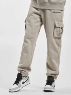 Herren Cargohose Elastic Cuff In Grau