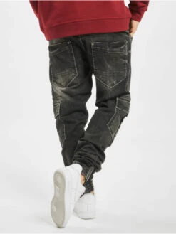Cipo & Baxx Herren Cargohose Denim In Schwarz -Modisches Herrenbekleidungs Geschäft cipo baxx cargohose schwarz 725021 1