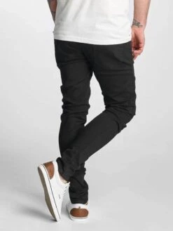 Herren Skinny Jeans Ripper In Schwarz -Modisches Herrenbekleidungs Geschäft criminal damage skinny jeans schwarz 358678 1