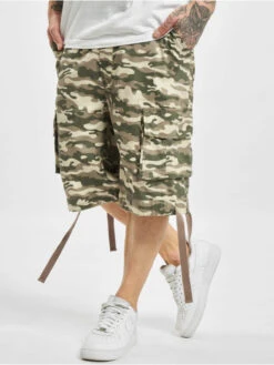 DEF Herren Shorts Camo In Beige