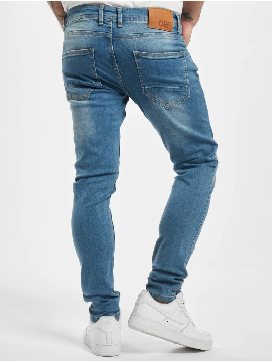 Herren Slim Fit Jeans Rislev in blau DEF Herren Slim Fit Jeans Rislev In Blau -Modisches Herrenbekleidungs Geschäft def slim fit jeans blau 735980 1