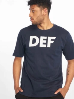 DEF Herren T-Shirt Her Secret In Blau