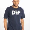 DEF Herren T-Shirt Her Secret In Blau -Modisches Herrenbekleidungs Geschäft def t shirt blau 752465