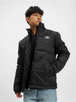 Denim Project Herren Puffer Jacket Dpnew Sohel In Schwarz