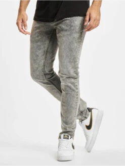 Denim Project Herren Skinny Jeans Mr. Red In Grau