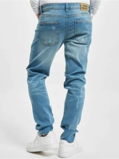 Denim Project Herren Slim Fit Jeans Mr. Red Destroy In Blau -Modisches Herrenbekleidungs Geschäft denim project slim fit jeans blau 817260 1