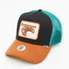 Trucker Cap HFT Food Croissant In Schwarz