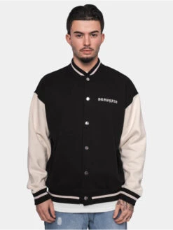 Herren College Jacke Heavy Crime In Beige