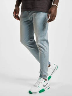 Herren Loose Fit Jeans Antifit In Blau