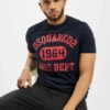DSQUARED2 Herren T-Shirt 1964 In Blau -Modisches Herrenbekleidungs Geschäft dsquared2 t shirt blau 796510