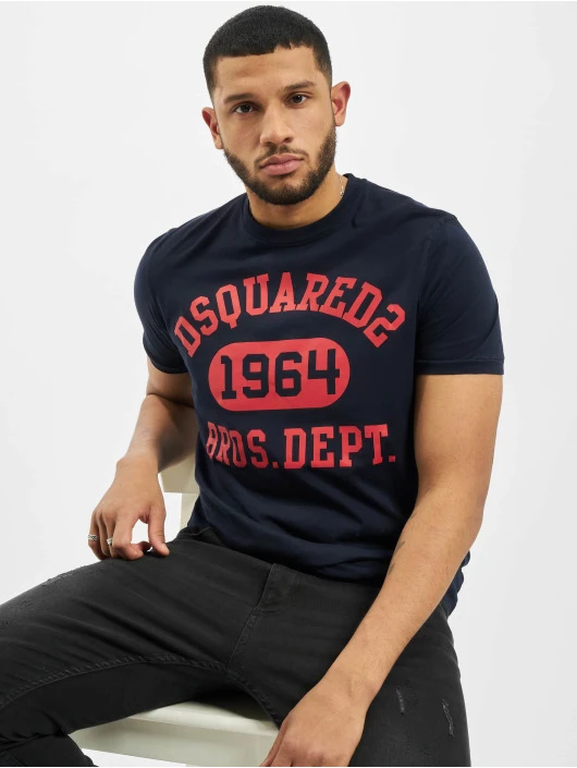 Herren T-Shirt 1964 in blau DSQUARED2 Herren T-Shirt 1964 In Blau -Modisches Herrenbekleidungs Geschäft dsquared2 t shirt blau 796510